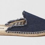 Soludos  Frayed Denim Mules Photo 0
