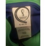 FIFA World Cup Soccer Qatar 2022 Cameroon Quarter Zip Up Jacket‎ Size XL NWT Blue Photo 2