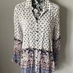 Aratta Silent Journey boho long sleeve shirt top tapestry medium Pink Photo 4