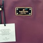 Kate Spade Wilson Road Deep Plum ALYSSE Nylon Bedazzled Crossbody Tote Bag 2 way Photo 1