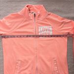Victoria's Secret PINK Full Zip‎ Athletic Jacket Orange Size M Size M Photo 5