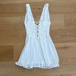 Outcast Clothing Mini Dress Corset Madison Size S White Photo 3