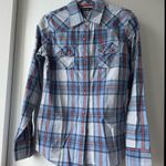 Cinch  Blue and Red Plaid Shirt Photo 0