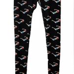 LuLaRoe Black Leggings with 3D Glasses Print Photo 3