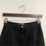 Mara Hoffman  Womens Skirt Black Nakita Denim Midi Split Front Size 2 Photo 3