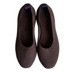 Rothy's Max Square Ballet Flats in Maple (Mocha Mousse Color) Micro Check Size 8 Brown Photo 1