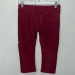 Nike Dri-Fit Running Capri Tights Leggings Burgundy Women’s Small S Photo 1