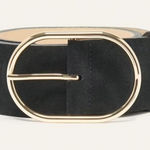 Ba&sh NWOT Cole Suede Belt in Black Size 75 (25in) X-Small Photo 0