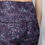 Lululemon Wunder Under leggings Color: Ricky Road Gusto Blue Bumble Berry 4 EUC Photo 4