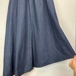 ZARA NWT  Denim Asymmetrical Midi Dress Sz Small Belted Grunge Chic Photo 11