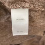 J.Jill 100% linen pull on pants Beechnut Photo 4