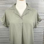 Thread and Supply  Shirt Dress Sage Green-XS Photo 0