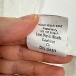 Logica White Linen Crochet Hem Blouse Womens M Lagenlook Beachy Breathable Tank Size M Photo 2