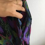 Presley Skye 100% Silk rolled sleeve midi dress belted V Neck w/ Pockets… Pink Photo 3