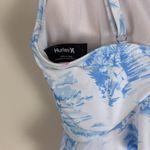 Hurley Cutout One Piece Swimsuit with Watercolor Print Size Large Photo 3