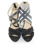 Geox  D Sibilla Black Suede Platform Wedge Heel Photo 3