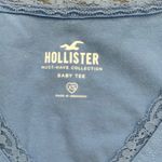 Hollister Cropped Periwinkle Long sleeve Top Photo 1