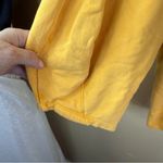 Anthropologie Size Large Dark Mustard Sweatshirt Comfy Outdoor Casual FLAW Photo 2