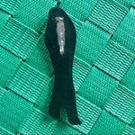 Vintage Art Deco Lady Pin Black Photo 4