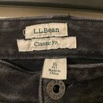 Womens Black Wash LL Bean Classic Fit Straight Leg Jeans Size 16P 16‎ Petite Photo 2
