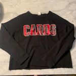 PINK - Victoria's Secret Victorias Secret Pink Cropped Sweatshirt Colligate Series Cards Medium Photo 0