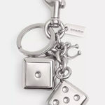 Coach Metallic Dice Keychain Photo 0