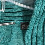 Anthropologie Knitted & Knotted Sweater Women Small Green Open Cardigan Office Preppy Bohemian Photo 8