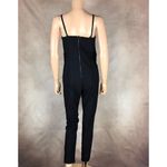 Material Girl  Bustier Black Fitted Jumpsuit NWT LARGE Photo 5