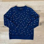 J.Crew - Starry Teddie Sweater in Navy Blue & Gold Photo 0