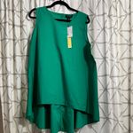 Melissa Paige  Vibrant Green Sleeveless Blouse Photo 10