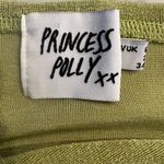 Princess Polly Skirt Womens Green Slit Knotted Waist Size 2 EUC Photo 5