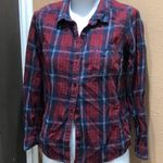 Roxy  plaid button up shirt Photo 1