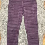 Athleta Salutation Stash Pocket II Space Dye Capri Leggings Size Small Photo 0