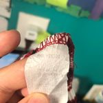 Women's Striped Lettuce End Hem Top Size XS Red Photo 8