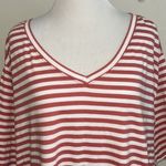 Terra & Sky Terra and‎ sky women’s 3x coral stripe t shirt Photo 2