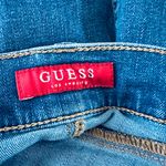 Guess Vintage  80s Acid Denim Skirt Jean Triangle Size 28 Blue Photo 7