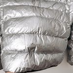 American Eagle Puffer Coat Silver Size Small Photo 5