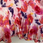 Betsey Johnson  Pink Floral Ruffled Hem Dress 6 Photo 7