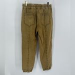 Anthropologie  Women's Large Pants Rhys Utility Jogger‎ Moss Yellow Green Photo 2