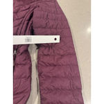32 Degrees Heat Womens Hooded Packable Down Jacket Plum Purple Size Medium Photo 3