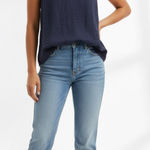 Ark & Co. Art and Company linen tank top sleeveless ruffles size small run small Photo 0