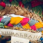 ShiraLeah Round Crossbody Bag Jute Colorful Woven Shoulder Bag Tan Photo 3