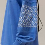 BDG NWOT  X Urban Outfitters Cape May Embellished Long Sleeve Tee Blue Photo 2