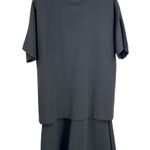 Brunello Cucinelli Bruno Cucinelli Dress Gray Crew Neck Dark Grey Midi Length Short Sleeve Medium Photo 0