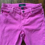 Ralph Lauren Hot Pink Skinny Jeans Stretch Denim 4P Photo 4