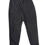 Gap Women’s Pull On Pants Black w White Polka Dots - Elastic Waist Size M Ankle Photo 0