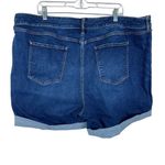 a.n.a  Denim Shorts Womens 28W Blue Cuffed MidRise Classic Stretch Casual Comfort Photo 1