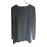 Chico's Women Small (0) Floral Tulip Hem Black Shirt from "Hustlers" Paisley Photo 9