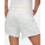 Madewell The Brynn Long Short Pure Low Slung Rigid Denim White Relaxed US 29 NWT Photo 4