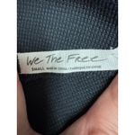 Free People  We The Free Black Off Shoulder Top Small Gothic Boho Long Sleeve Photo 5